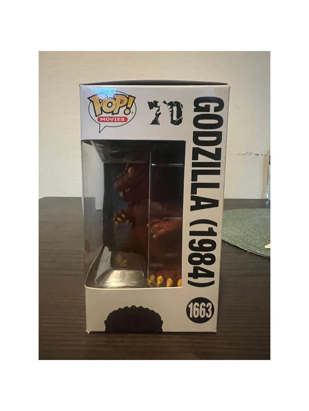 CHASE LIMITED EDITION Fire Damage Godzilla (1984) Funko Pop #1663 Toho Movies LE